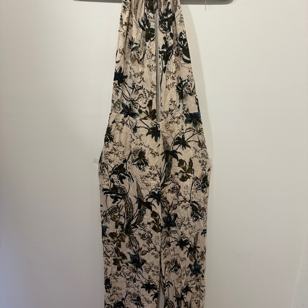 Floral Print Jumpsuit